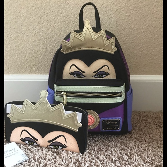 Loungefly Handbags - Loungefly Disney Snow White Evil Queen Set